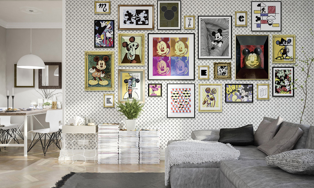 Scarica Gratis Images Panoramique Mickey Galerie D Art Papier Peint Komar dernière par