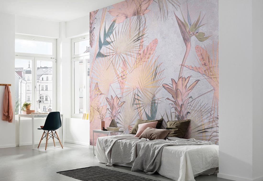 Avoir Images Panoramique Tropical Concrete Papier Peint Komar actualisé par