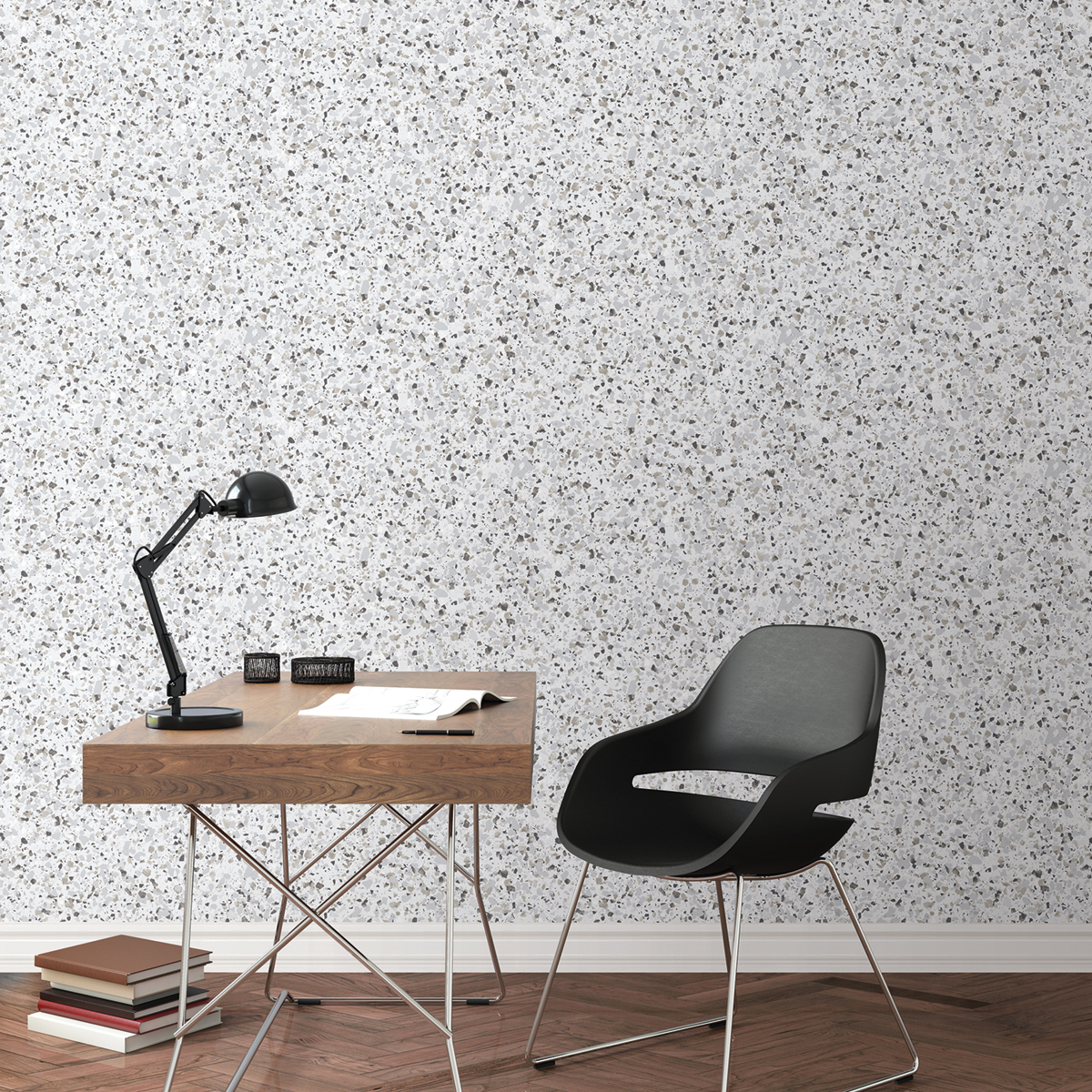Télécharger gratuitement Images Papier Peint Terrazzo Mosaique Marron Gris Evergreen De Lutece le plus cool salutations