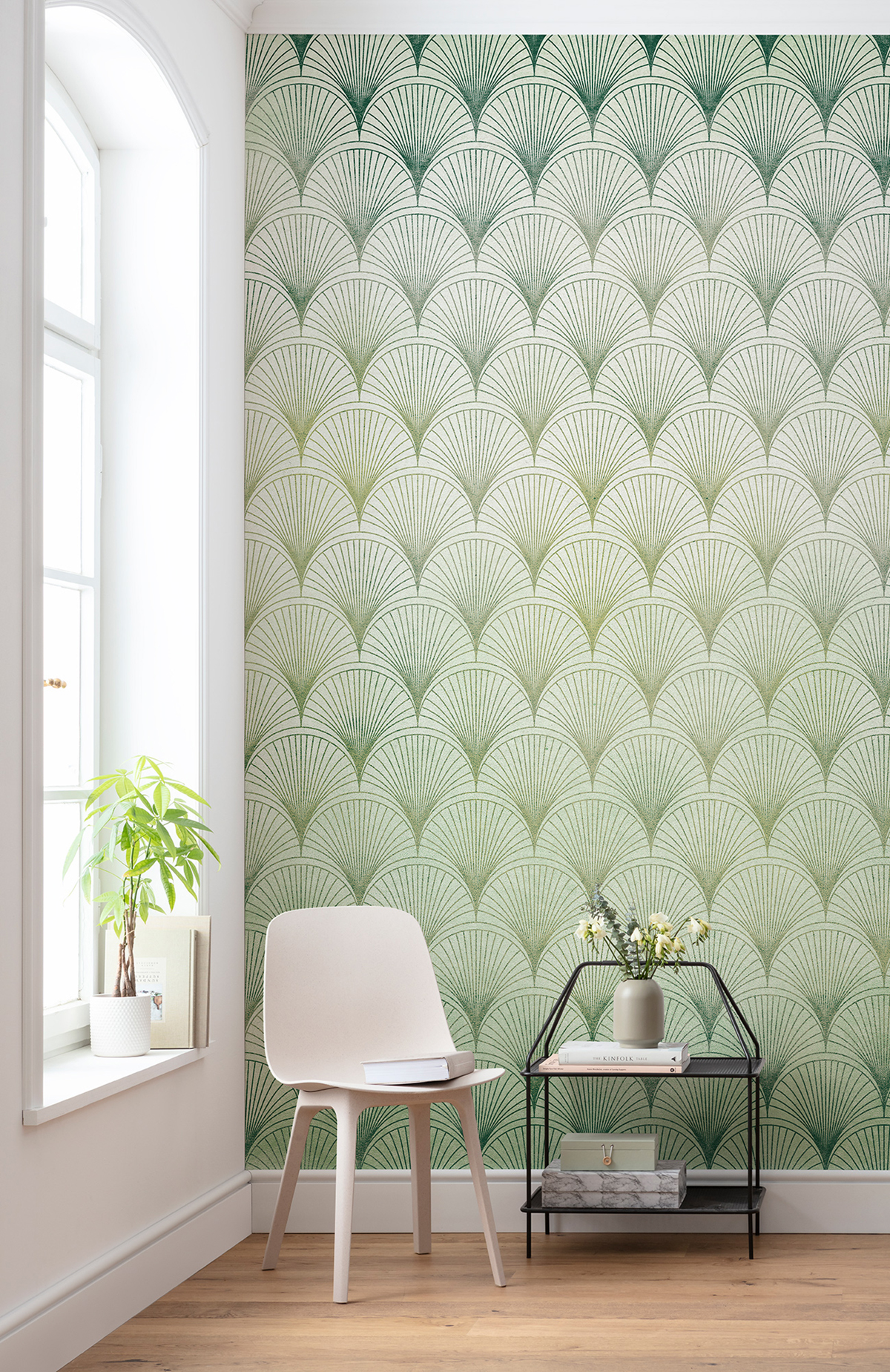 Papier peint panoramique Art déco Écailles Papier peint Komar Heritage