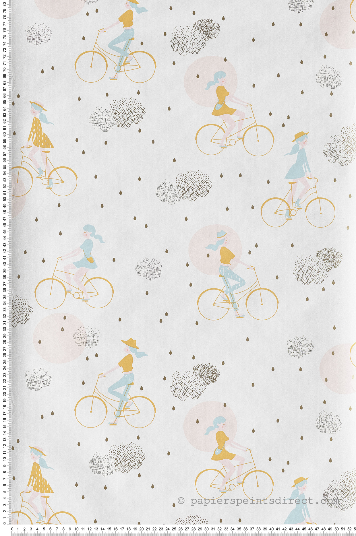 Avoir Images Papier Peint Fille Velo Sous La Pluie Jaune Bleu Girl Power De actualisé par