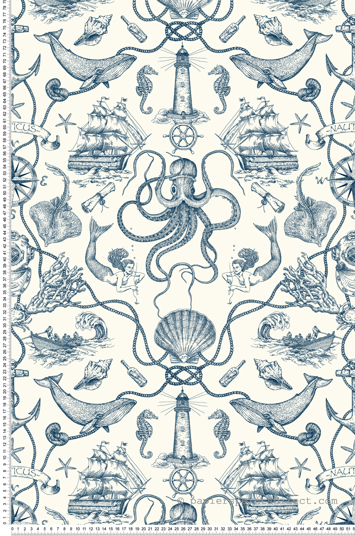 Téléchargement gratuit Images Decouvrez Ce Papier Peint Mer Toile Bleu Tailored De York le plus cool par